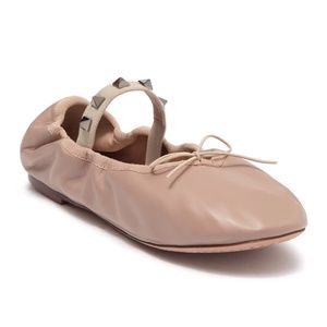 Valentino Rockstud Mary Jane Ballerina Flats 37